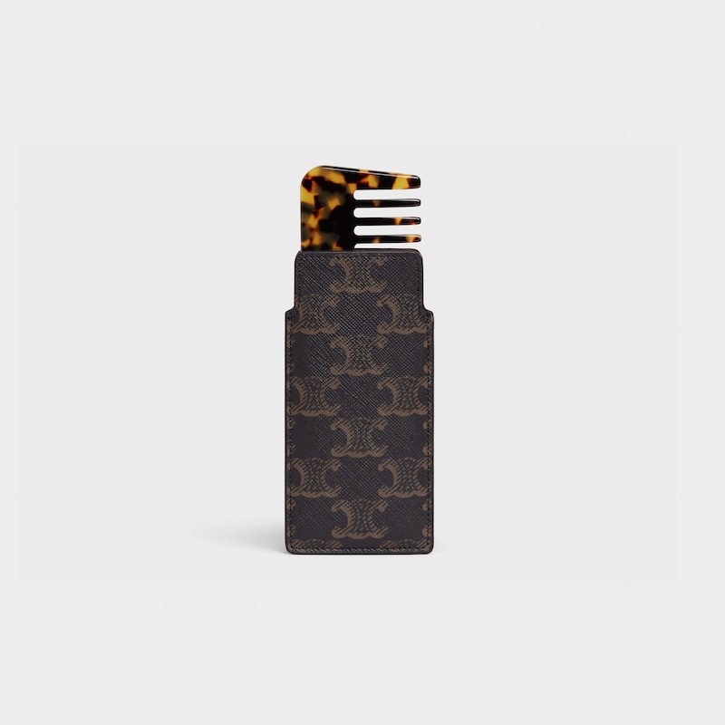 small hair comb in triomphe canvas