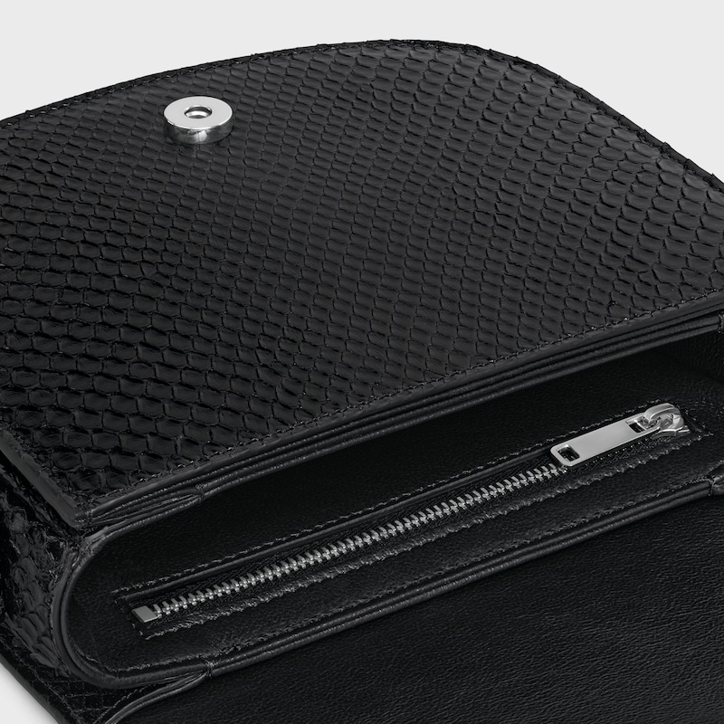 small besace strap triomphe in python