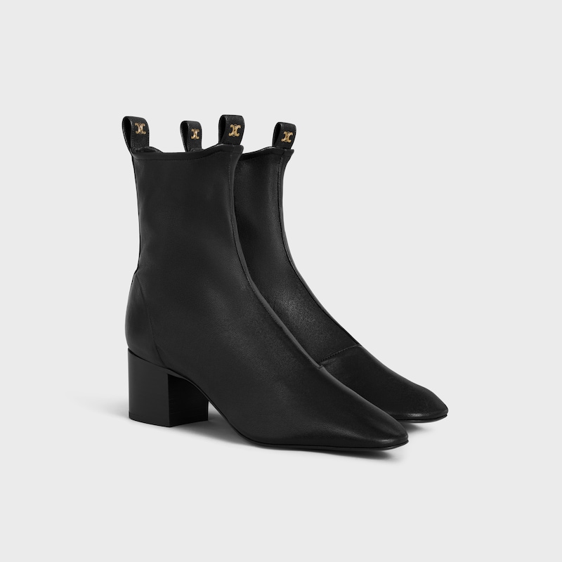 cheri - zipped boot in stretch lambskin