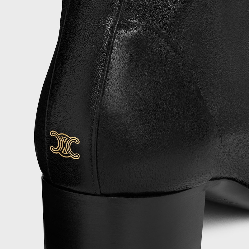 cheri - zipped boot in stretch lambskin