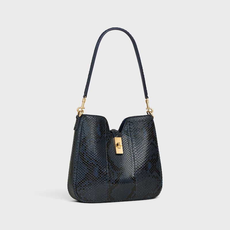 small camille 16 soft bag in python