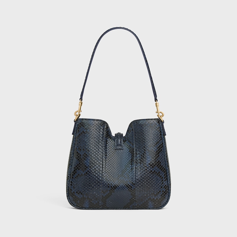 small camille 16 soft bag in python