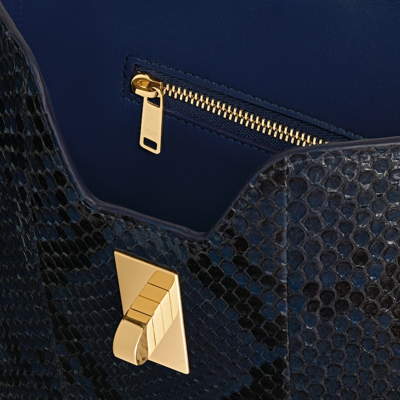 small camille 16 soft bag in python