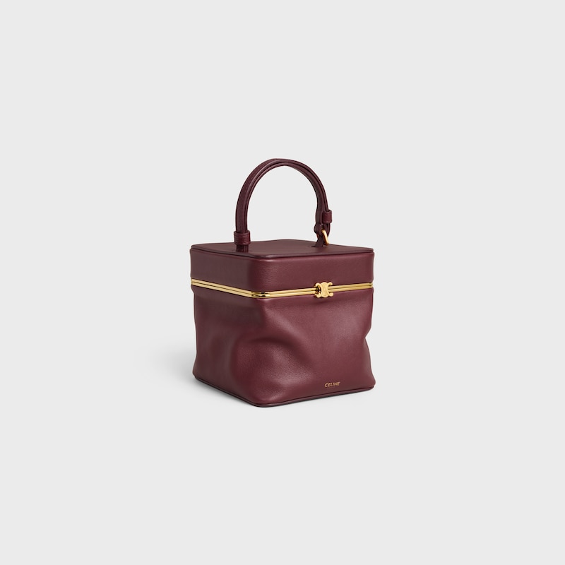 small triomphe frame in supple calfskin