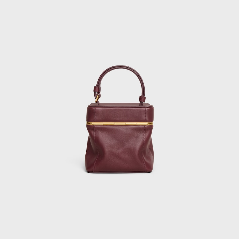 small triomphe frame in supple calfskin