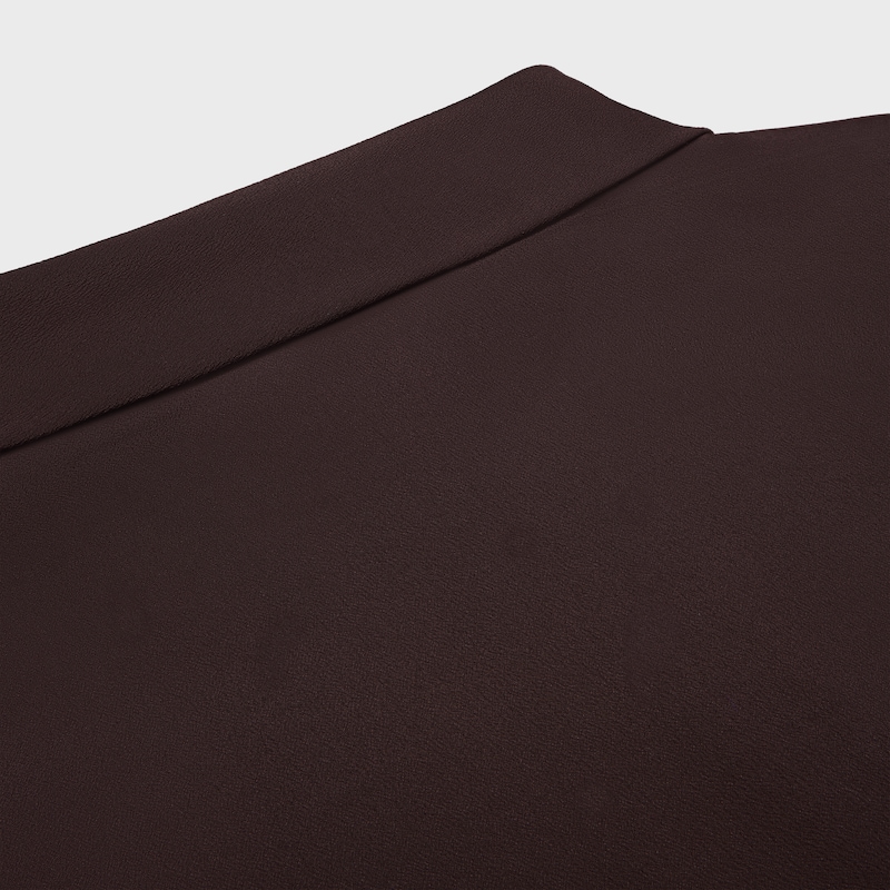 blouse in acetate silk crepe