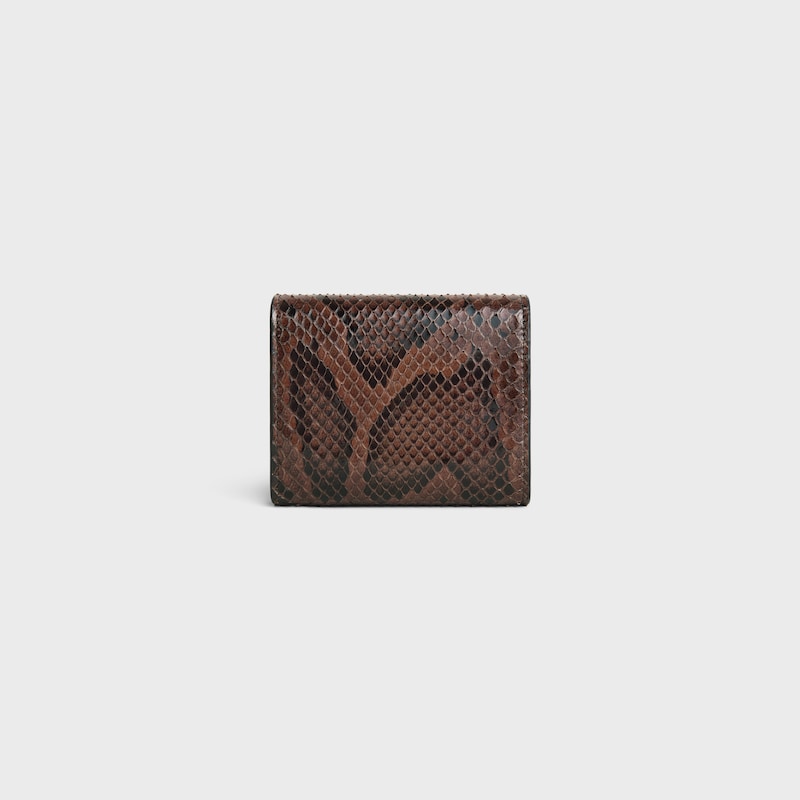 small flap wallet triomphe in python